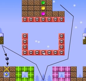 Christmas computer game play